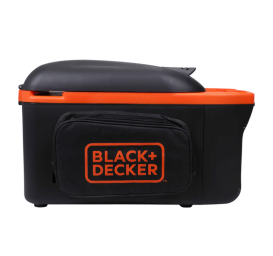 Zepto - BLACK+DECKER BDC8-LA 12V DC 22V AC Thermoelectric Portable Beverage Cooler & Warmer, 8 Litres,Orange