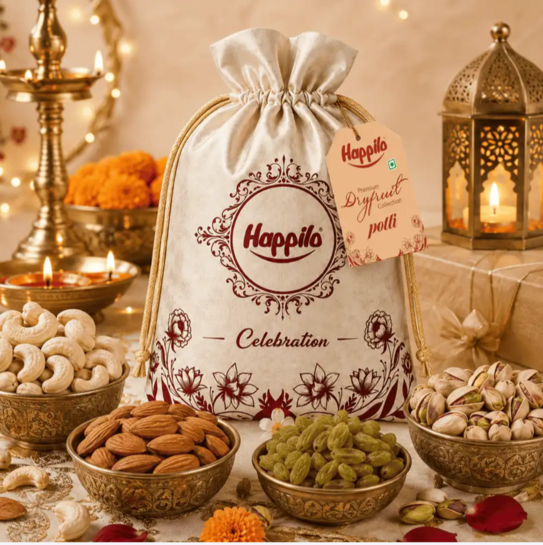 Happilo Dry Fruits Potli 500g(location specific)