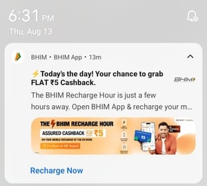 Bhim offer 7-8 PM
