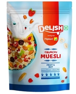 Delish Fruit And Nut Muesli Pouch (400Gram)