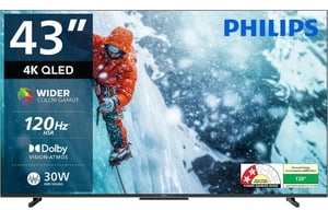 PHILIPS 109 cm (43 inches) 8100 Series 4K Ultra HD Smart QLED Google TV 43PQT8100/94