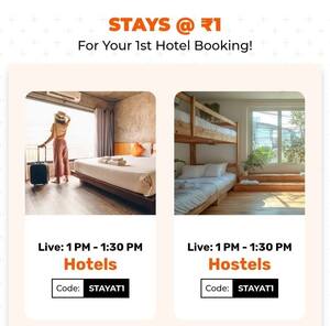 Click to enlarge Goibibo : ₹1 Hotel Booking Sale