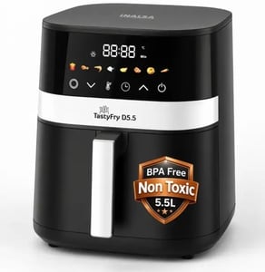 Click to enlarge Inalsa Tasty Fry D5.5, 1400W, Air Crisp Technology, Air fry, Bake, Roast Air Fryer (5.5 L) (Lowest)