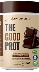 NATURALTEIN Good Prot 1kg Chocolate | 22g Protein (1 kg, Chocolate)