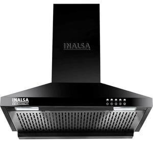 Click to enlarge Inalsa EKON 60BKFL 1050 CMH 60 cm Chimney (Wall Mounted, Black)