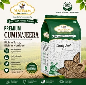 Click to enlarge Natram Cumin/Jeera 400Gram