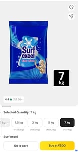 7 Kg Surf in 500