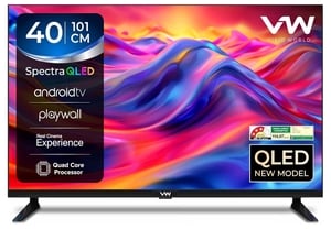 Visio World VW 101 cm (40 inches) Smartchoice Spectra Series Full HD Smart QLED Android TV VW40AQ3