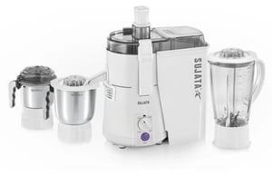 Click to enlarge SUJATA Maxima 900 W Juicer Mixer Grinder (Powermatic Maxima 3 Jars | White)