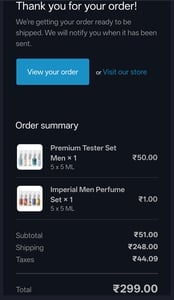 Arabian aroma perfume tester samples @1