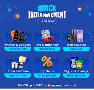 Click to enlarge Instamart Quick India Movement Sale Is Live