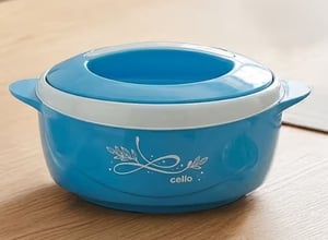 Cello Sapphire Inner Stainless Steel Insulated BPA Free and Food Grade Serving Casserole (1.5L, Blue) on Instamart: