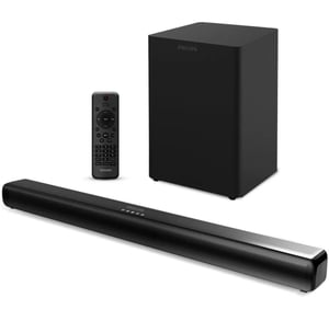 PHILIPS TAB5341/94 Dolby Audio, Bluetooth 5.4, HDMI ARC 400 W Bluetooth Soundbar (Black, 2.1 Channel)