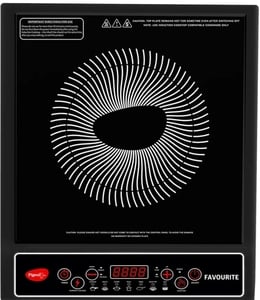 Pigeon 1800 W Induction Cooktop Push Button (Black, Favourite)