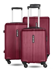 KILLER Hard Body Set of 3 Luggage 4 Wheels - STRING combo Set (28"+24"+20") - Red