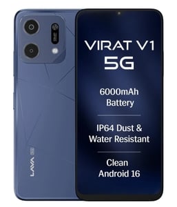 LAVA Virat V1 5G (Arya Blue, 128 GB) (4 GB RAM)