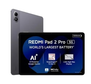 REDMI Pad 2 Pro 5G [8/128GB] 12.1 inch with Wi-Fi+5G Snapdragon 7s Gen 4 Tab (Graphite Grey)