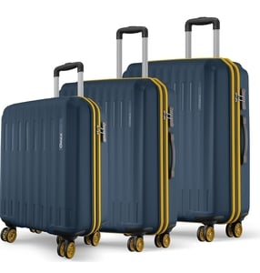 Safari Genius Alley Set of 3 (Cabin+ Medium + Large) Polypropylene Trolley Bag