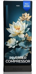 Click to enlarge Haier 190 L 5 Star Direct Cool Inverter Single Door Refrigerator with Base Stand Drawer, 2026 Model)