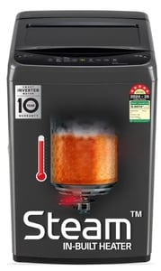 Click to enlarge LG 9 kg Fully Automatic Top Load with In-built Heater Black (T90VBMB1S)