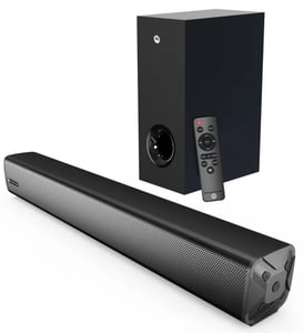 MOTOROLA AmphisoundX Vibe 120 W Bluetooth Soundbar (Black, 2.1 Channel)