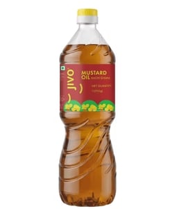 Jivo Cold Press Kachi Ghani Mustard Oil 1 Ltr on Instamart:
