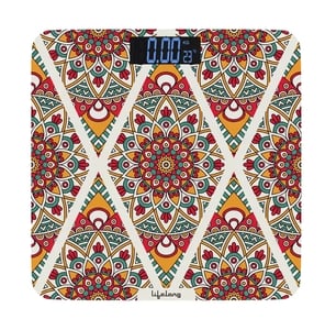 Lifelong Bloom LLWS54 Body Weighing Scale (180kg, High Accuracy, LCD Display, Multicolor) on Instamart: