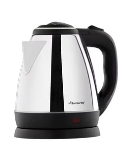 Butterfly EKN 1.5L Electric Kettle 1500W Auto Shut Off (Silver) on Instamart: