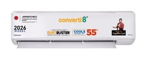 Panasonic 2026 Model 1.5 Ton 3 Star Split Inverter AC (CS-SU18BKY3T/CU-SU18BKY3T, White)