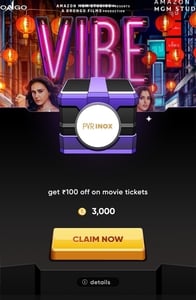 Cred: Get ₹100 off on movie tickets PVR-INOX