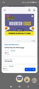 Instamart - Delfrez Nourish White Eggs