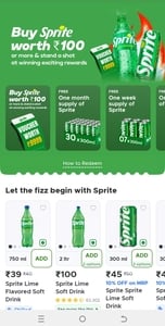 Blinkit x Sprite Rewards Offer – Buy Sprite products worth ₹100 or more on Blinkit and Get a Chance to Win Exciting Rewards!