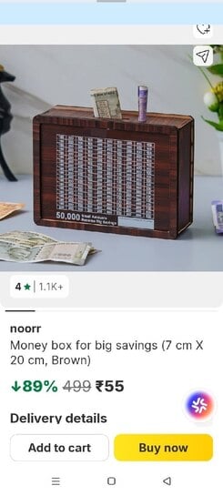 Loot :- Wooden Money box