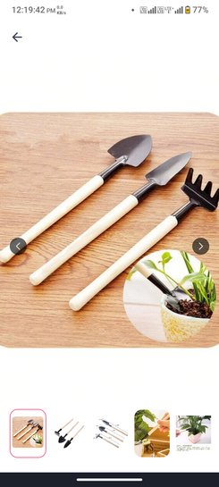 Click to enlarge Deodap 3 piece garden tool