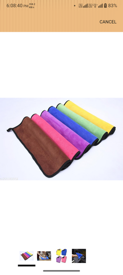 Microfiber cloth pack of 4