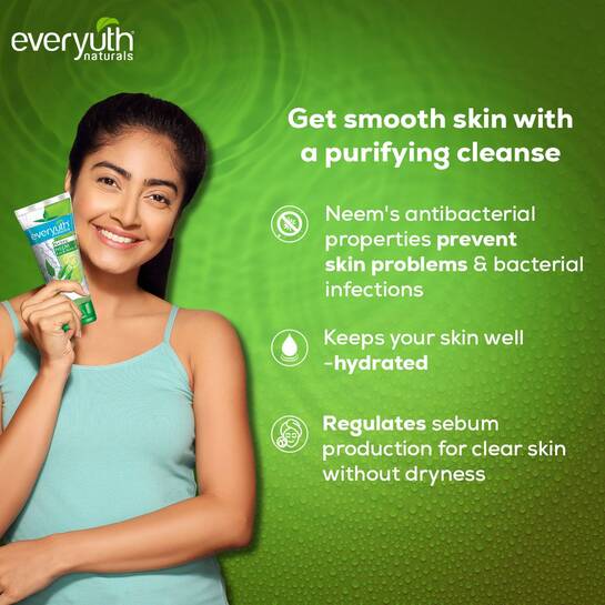 Zydus Wellness brand Everyuth Naturals 150 grams 'purifying neem' facewash