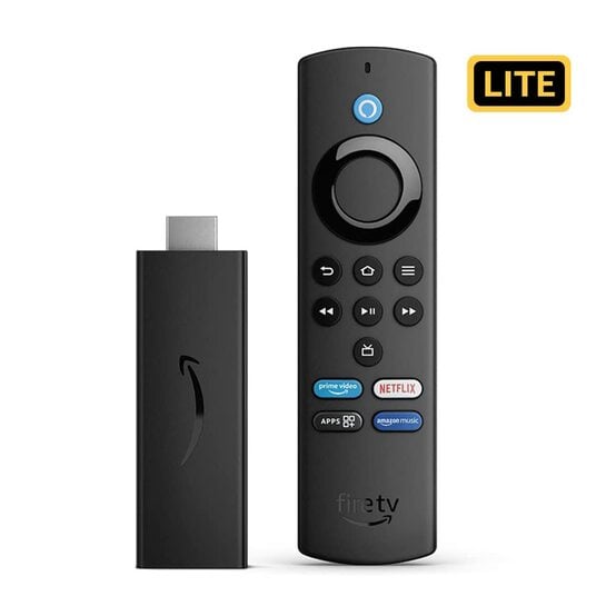 Amazon Fire TV Stick Lite HD streaming device with Alexa Voice Remote Lite for app controls (no TV controls)