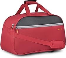 Aristocrat Enigma Red 52 Cm Polyester Softsided Cabin Size Duffle Bag