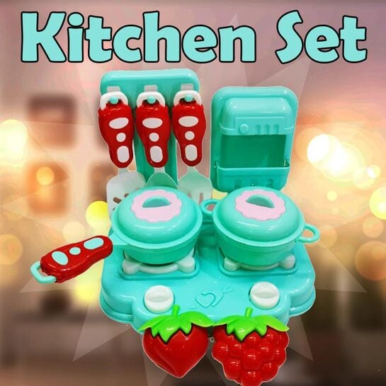 ToyBharat Kitchen Set for Kids is a Multicolour Pretend Play Toy Made in India. Realistic, Safe, and Non-Toxic, it boosts Imagination, Motor Skills, and Role Play. Perfect Indoor Birthday Gift