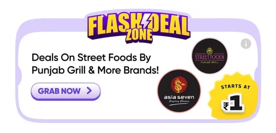 Swiggy Dineout : Flash Deal Zone