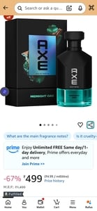 AXE PERFUME AT 499