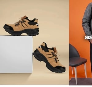 Aadi synthetic leather |lightweight|comfort|summer|trendy|walking|outdoor|daily use boots for men