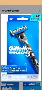 46% off Coupon On Gillette mach 3 razor