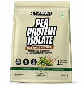 Big Muscle 100% Pea Protein Isolate-1 kg
