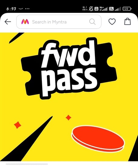 Myntra: fwd pass at 9 rs