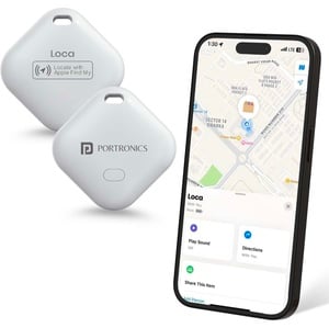 Potronics Loca Item Finder With Upto 1 Year Battery Life, Bluetooth Tracker, mfi Certified | White (lowest)