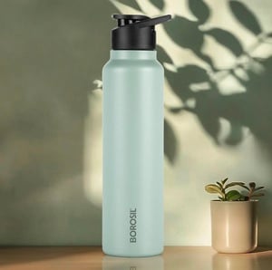 BOROSIL 840ml Sipfresh Mint Single Wall Water Bottle for Office, School, College & Gym 840 ml Steel Bottle on Flipkart