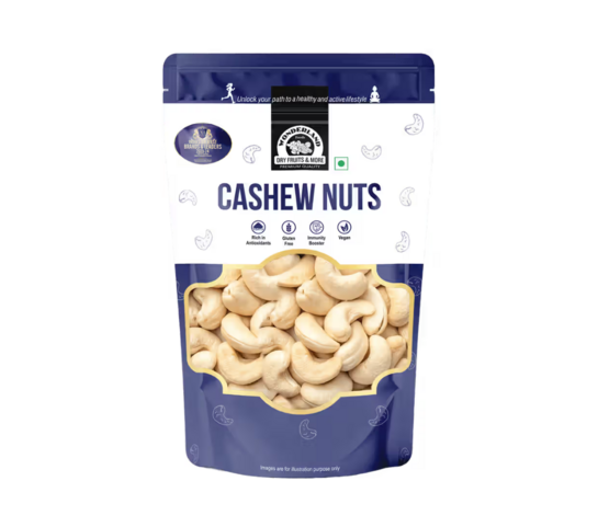 Wonderland Foods Raw Cashew Pouch 2*500gm