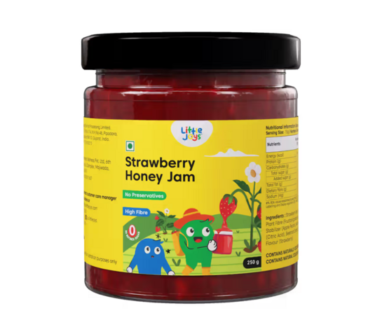 Little Joys Strawberry Honey Jam - No Added Sugar, No Preservatives, No Artificial Flavors on Instamart