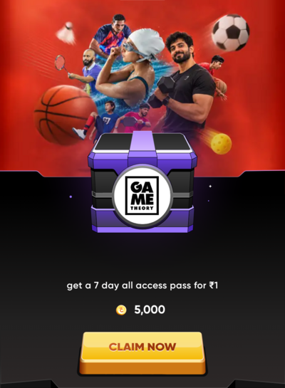 CRED - Game Theory - 7 day all access pass at 1